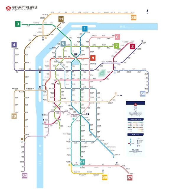 南京地铁2022建设规划